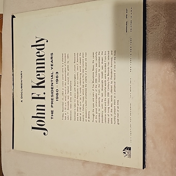 John F Kennedy Documentary Viny - Picture 2 of 6